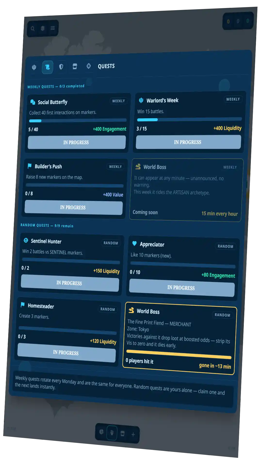 HoldSPOT post in dark mode
